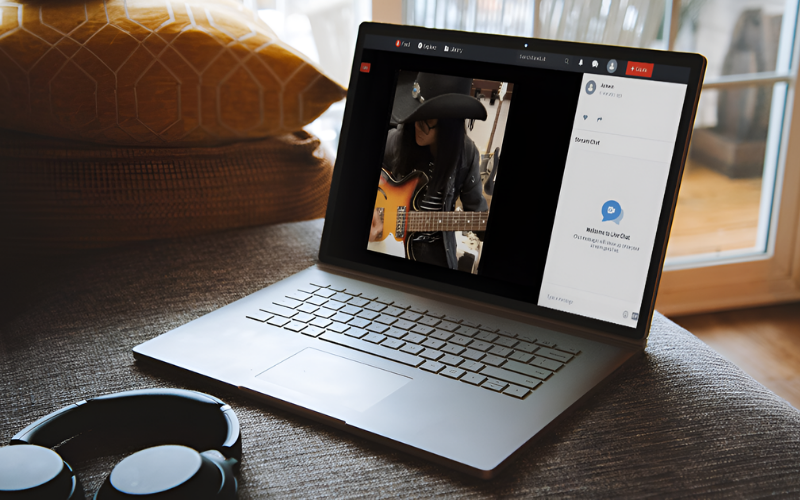 Livestream trên laptop giúp bạn chủ động&nbsp;quản lý tác vụ và tương tác tốt hơn