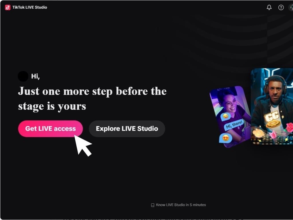 Hướng dẫn live TikTok Live Studio trên máy tính - GEARVN
