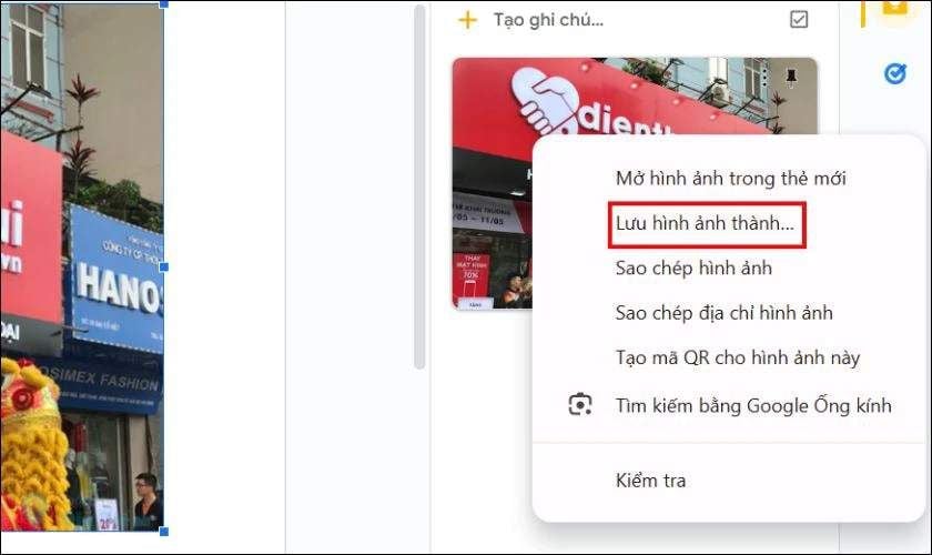 cách lưu hình ảnh trên máy tính