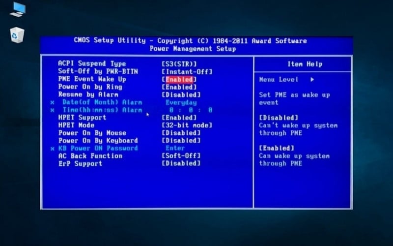 Sử dụng tính năng Wake-on-LAN