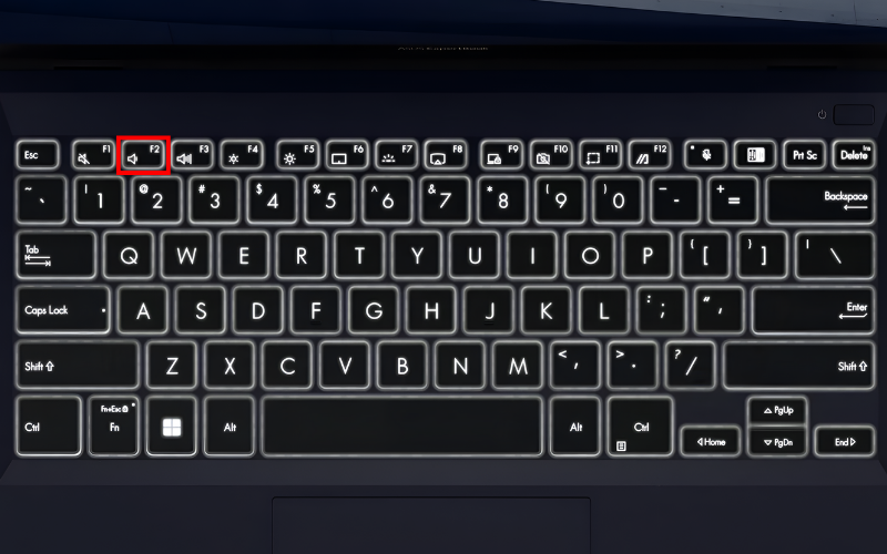 Nhấn liên tục phím F2 ngay khi khởi động laptop