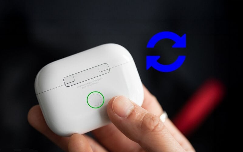 Nhấn và giữ nút setup trong khoảng 15 giây liên tục để reset
