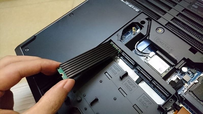 Trang bị tản nhiệt cho SSD