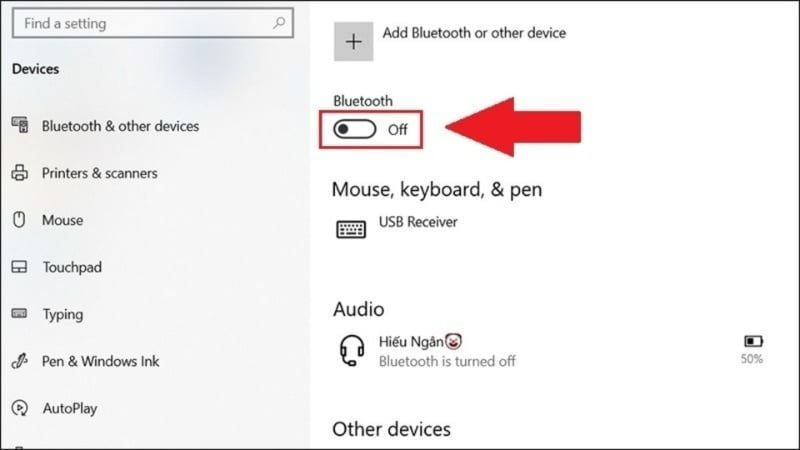 Tắt và bật lại tính năng Bluetooth trên máy tính
