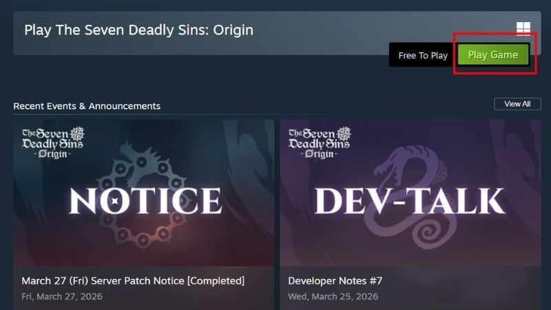 Nhấn Play Game với game miễn phí để bắt đầu tải về