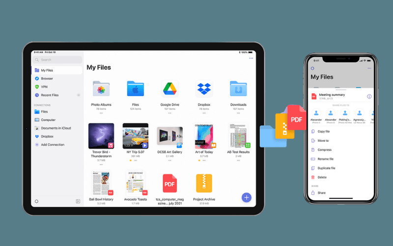 Documents by Readdle là app có tích hợp trình duyệt web và trình quản lý tệp chuyên sâu