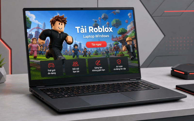 Laptop cần đảm bảo cấu hình tối thiểu để tải Roblox