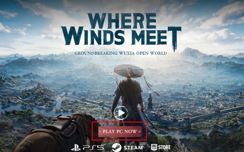 Chọn PLAY PC NOW để bắt đầu quá trình tải về