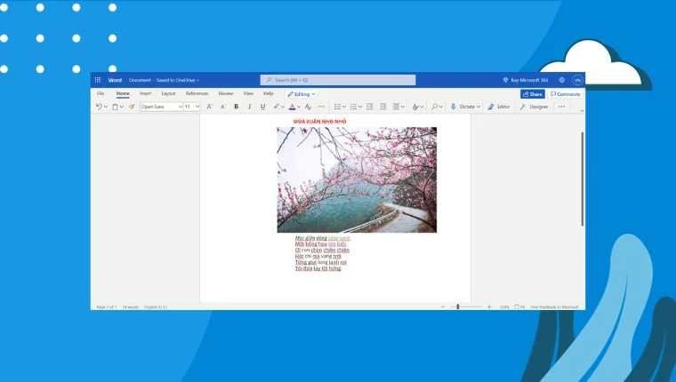Sử dụng Word Online trên trình duyệt web