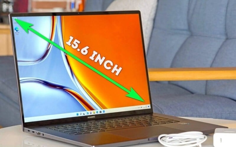 Inch là đơn vị dùng để đo độ dài đường chéo của phần màn hình