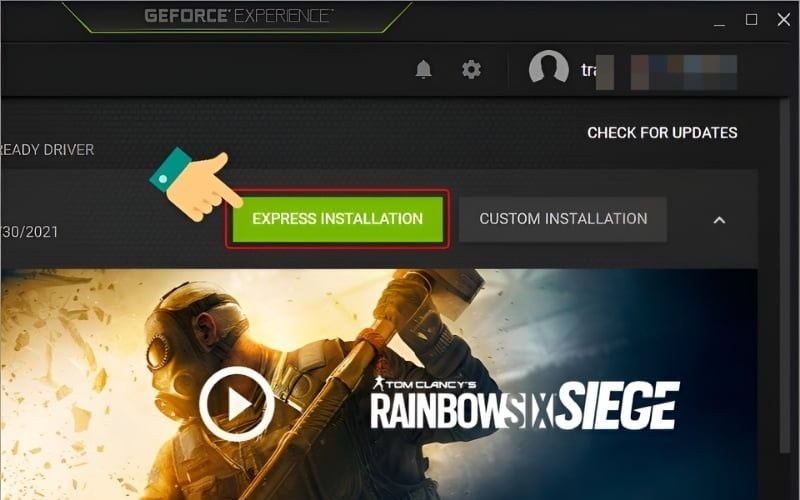 Chọn EXPRESS INSTALLATION để cài đặt nhanh