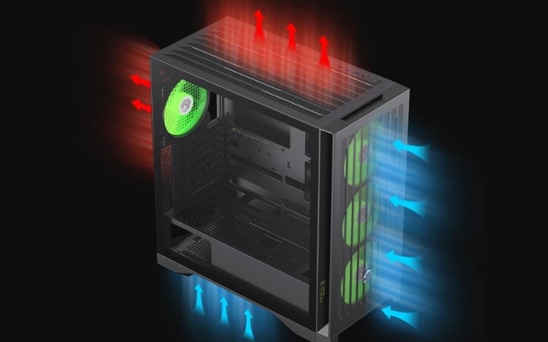 Hệ thống tản nhiệt và luồng gió (Airflow) của bộ PC