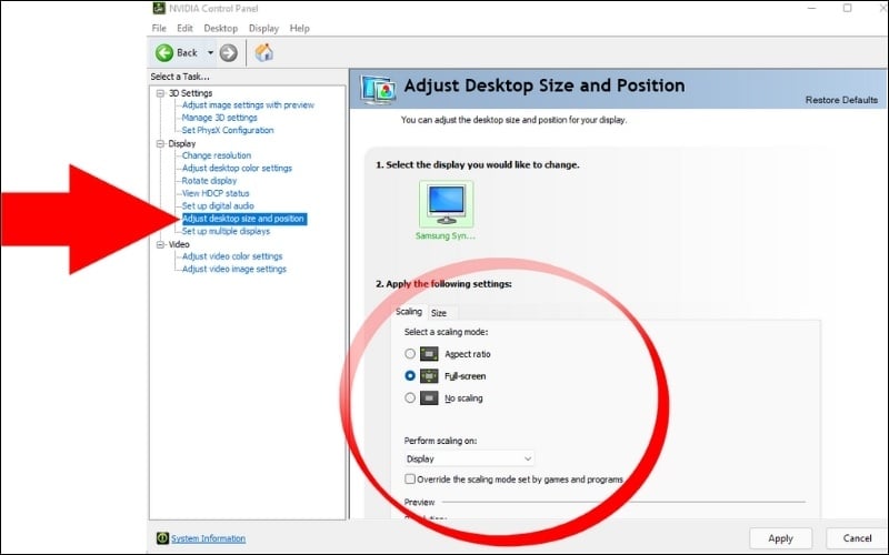 Cách khắc phục lỗi đen màn hình (Black Bars)