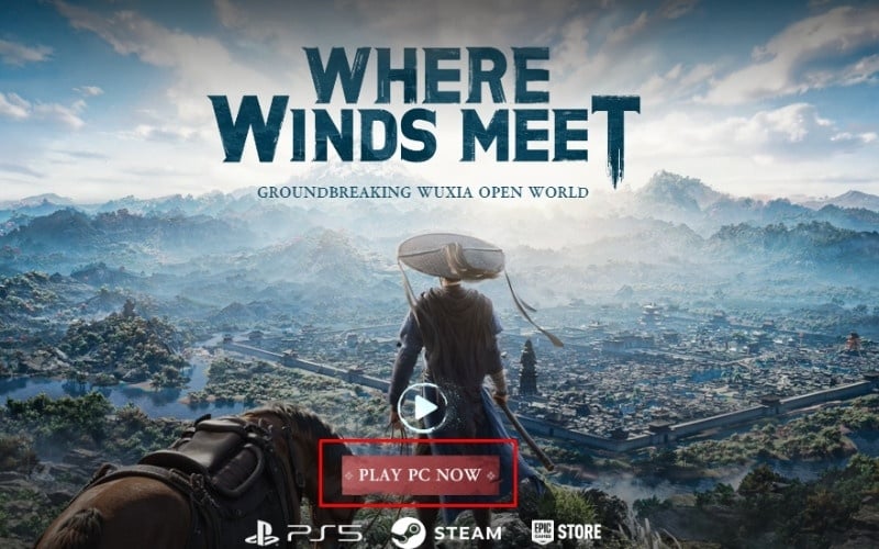 Nhấn PLAY PC NOW để bắt đầu tải