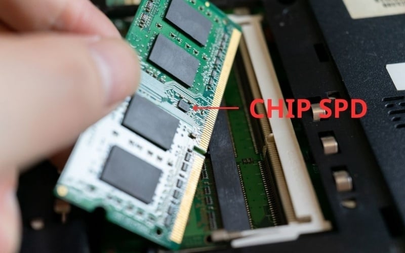 Chip SPD là nơi lưu trữ toàn bộ thông tin kỹ thuật của sản phẩm