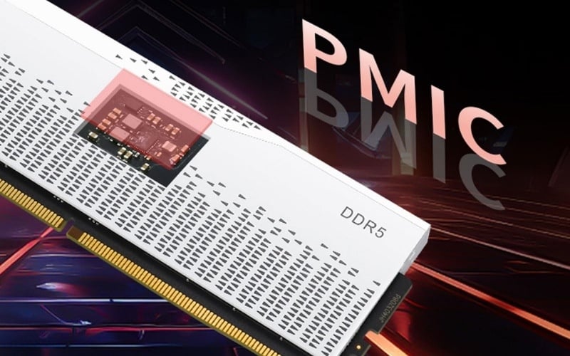 Chip PMIC trên RAM DDR5 mang đến nhiều lợi ích vượt trội