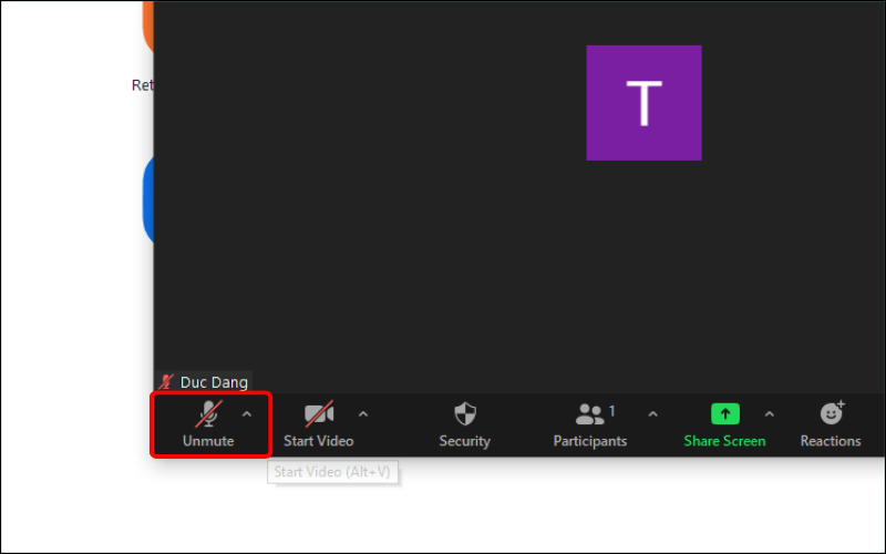 Đảm bảo biểu tượng micro không bị gạch chéo