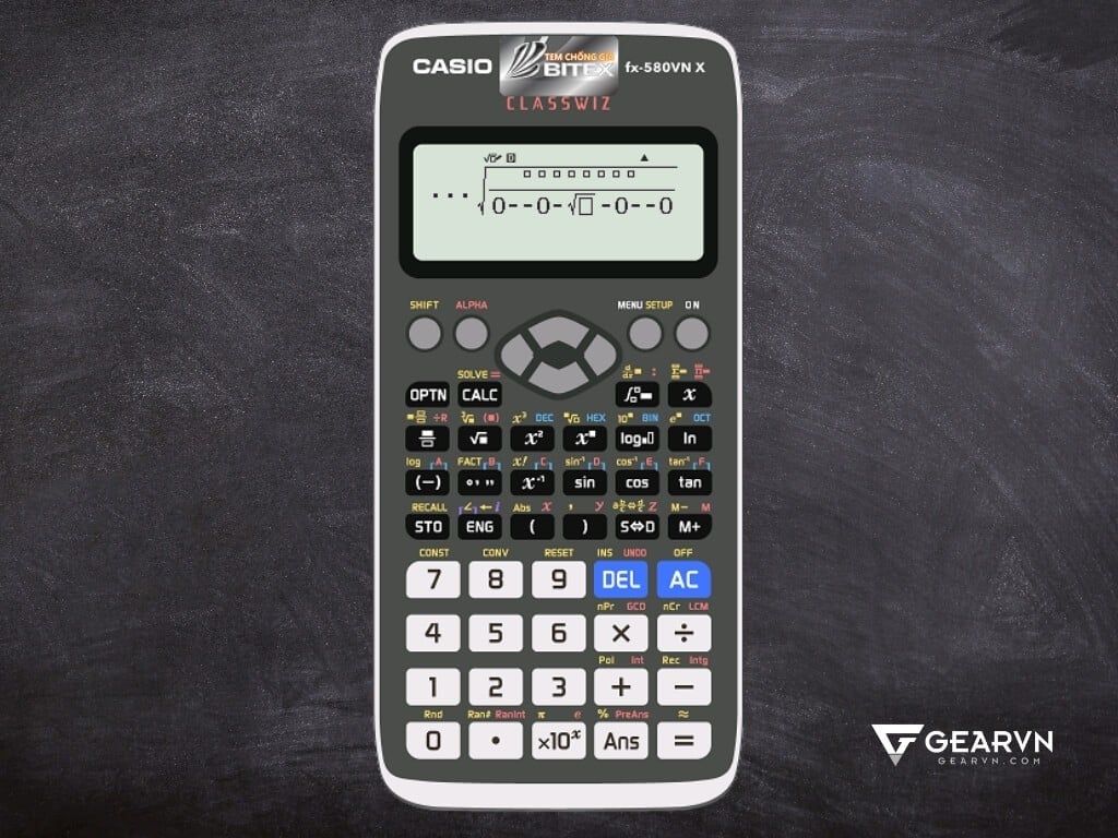 Chơi&nbsp;xe buýt trên máy tính Casio fx-580VN X - GEARVN