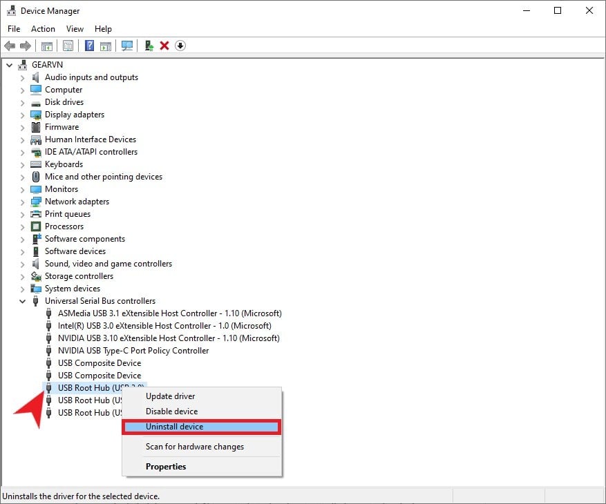 Cách xử lý lỗi máy tính không nhận USB - GEARVN