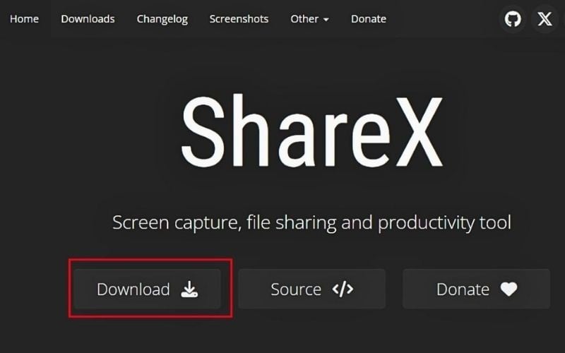Phần mềm chụp màn hình ShareX