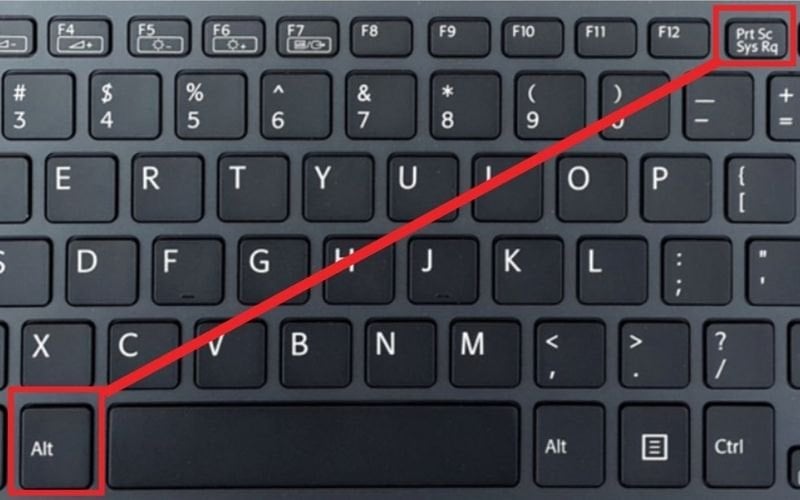 Dùng tổ hợp phím Alt + Print Screen (PrtScn) để chỉ chụp cửa sổ đang hoạt động