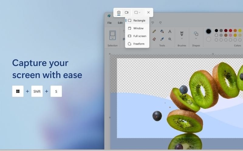 Chụp màn hình bằng Snipping Tool