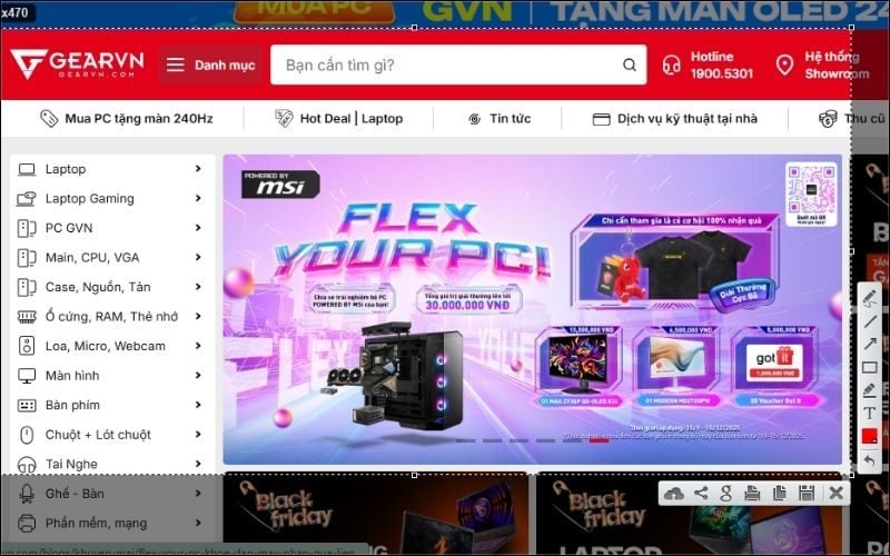 Ứng dụng chụp màn hình Lightshot