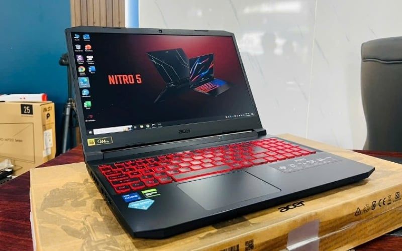 Laptop Acer Nitro cũ phù hợp với game thủ có ngân sách trên 15 triệu