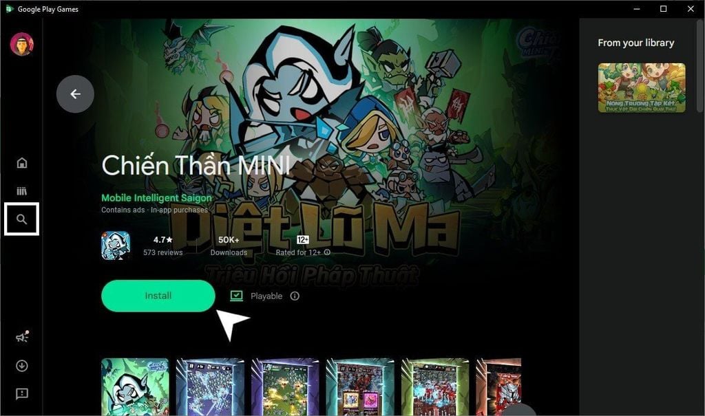 Cách tải game Chiến Thần Mini trên máy tính - GEARVN