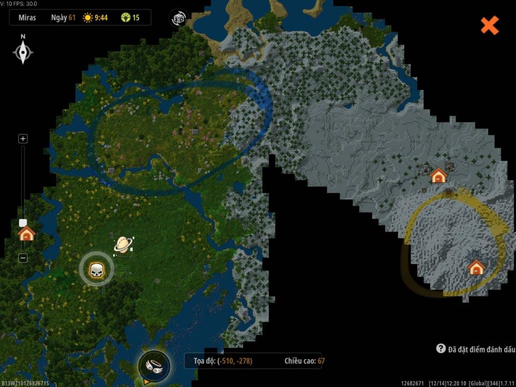 code địa hình mini world