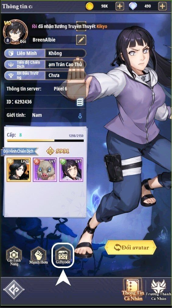 Hướng dẫn nhập code Pixel Đại Chiến mới nhất - GEARVN