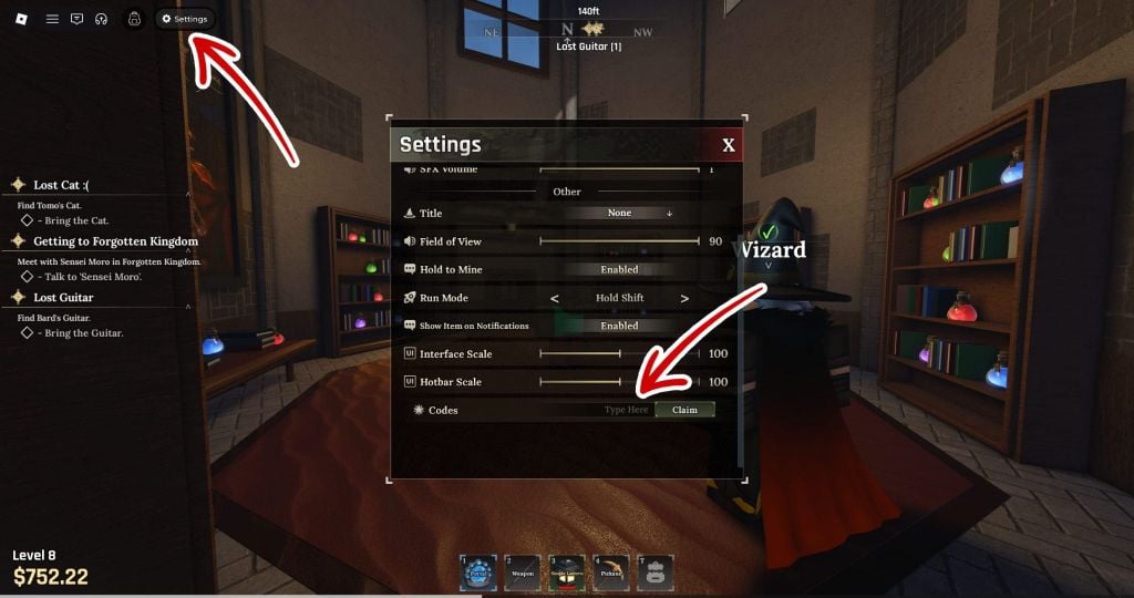 Các vấn đề thường gặp khi nhập code The Forge