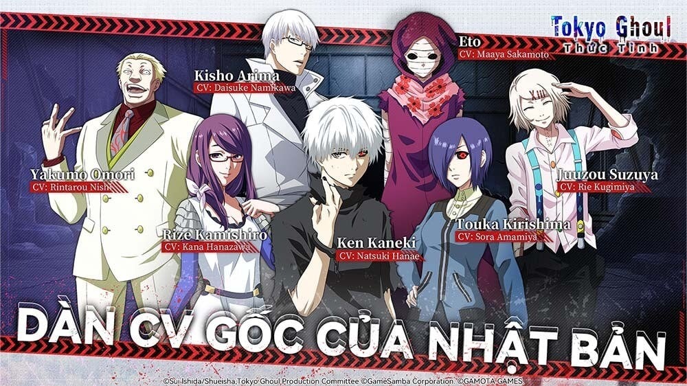 Giới thiệu và cách tải game Tokyo Ghoul Thức Tỉnh - GEARVN