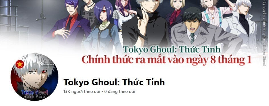 Cách nhận thêm code Tokyo Ghoul Thức Tỉnh mới - GEARVN