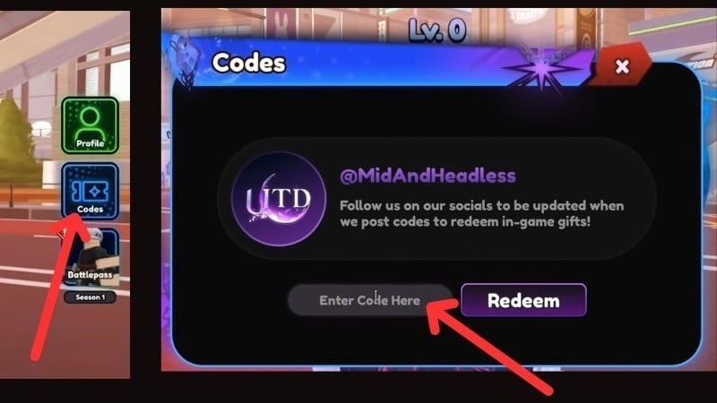 cách nhập code Universal Tower Defense