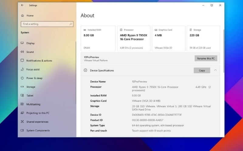 Lựa chọn thông số kỹ thuật cốt lõi