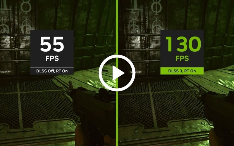 DLSS sử dụng sức mạnh của Nhân Tensor và trí tuệ nhân tạo (AI) để tái tạo hình ảnh