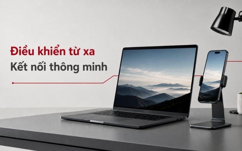 Truy cập và thao tác máy tính từ xa thông qua ứng dụng trung gian