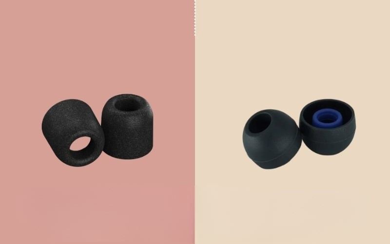 Việc chọn eartip silicone hay foam sẽ tùy thuộc vào nhu cầu cá nhân của bạn
