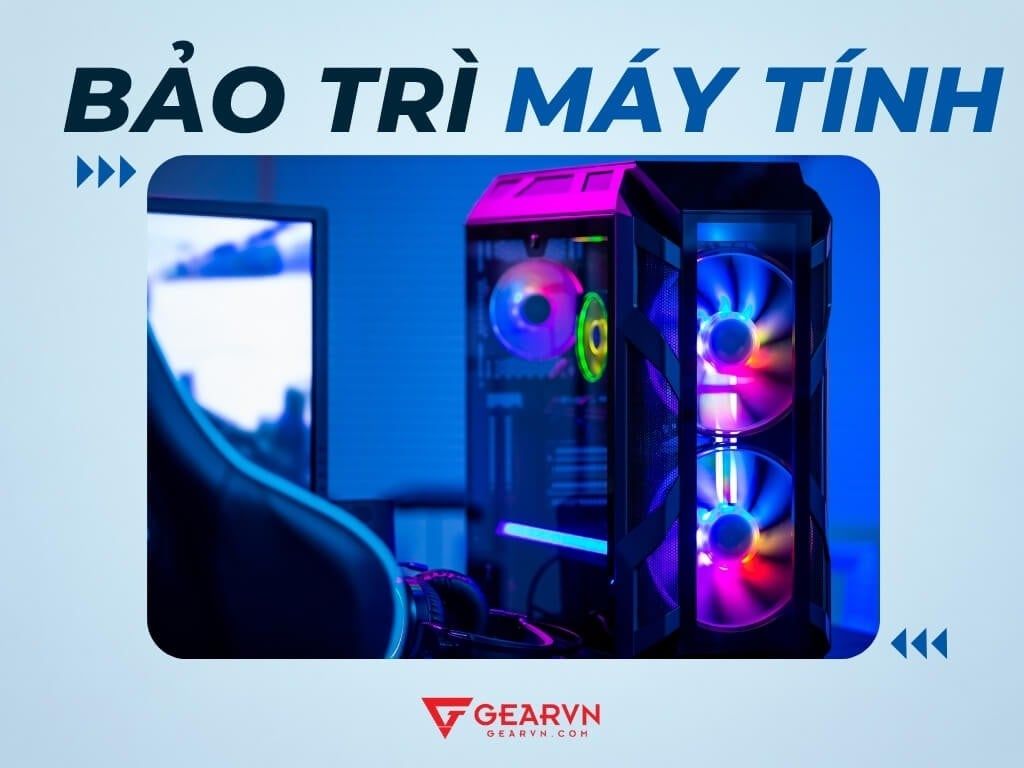 Vệ sinh mặt ngoài case máy tính - GEARVN