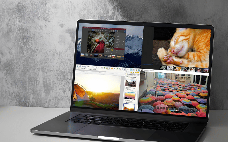 Mở thử vài ảnh trên laptop để kiểm tra độ nét