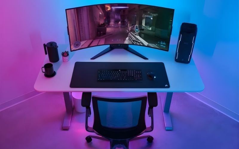 Màn hình cong giúp hạn chế việc điều tiết tiêu cự của mắt