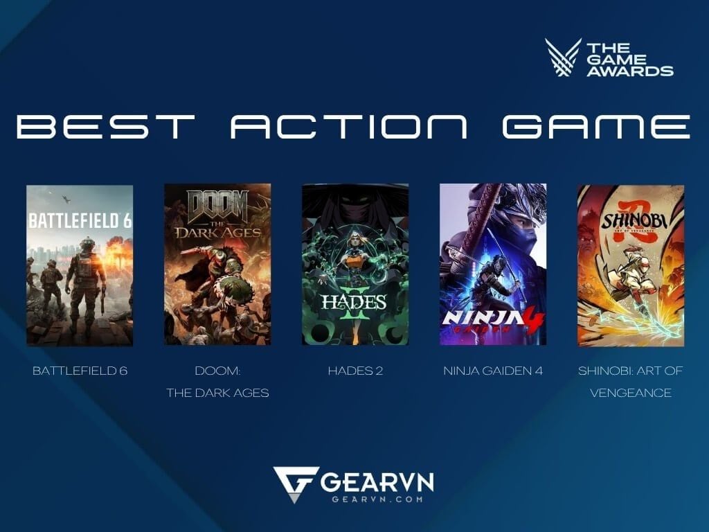 Game hành động hay nhất (Best Action Game) - GEARVN