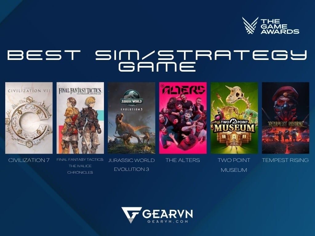 Game giả lập/chiến thuật hay nhất (Best Sim/Strategy Game) - GEARVN