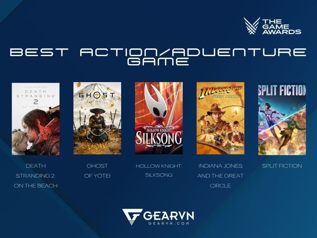 Game hành động kết hợp phiêu lưu hay nhất (Best Action/Adventure Game) - GEARVN