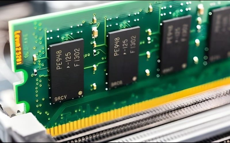 RAM là bộ nhớ tạm thời thuộc nhóm linh kiện bán dẫn