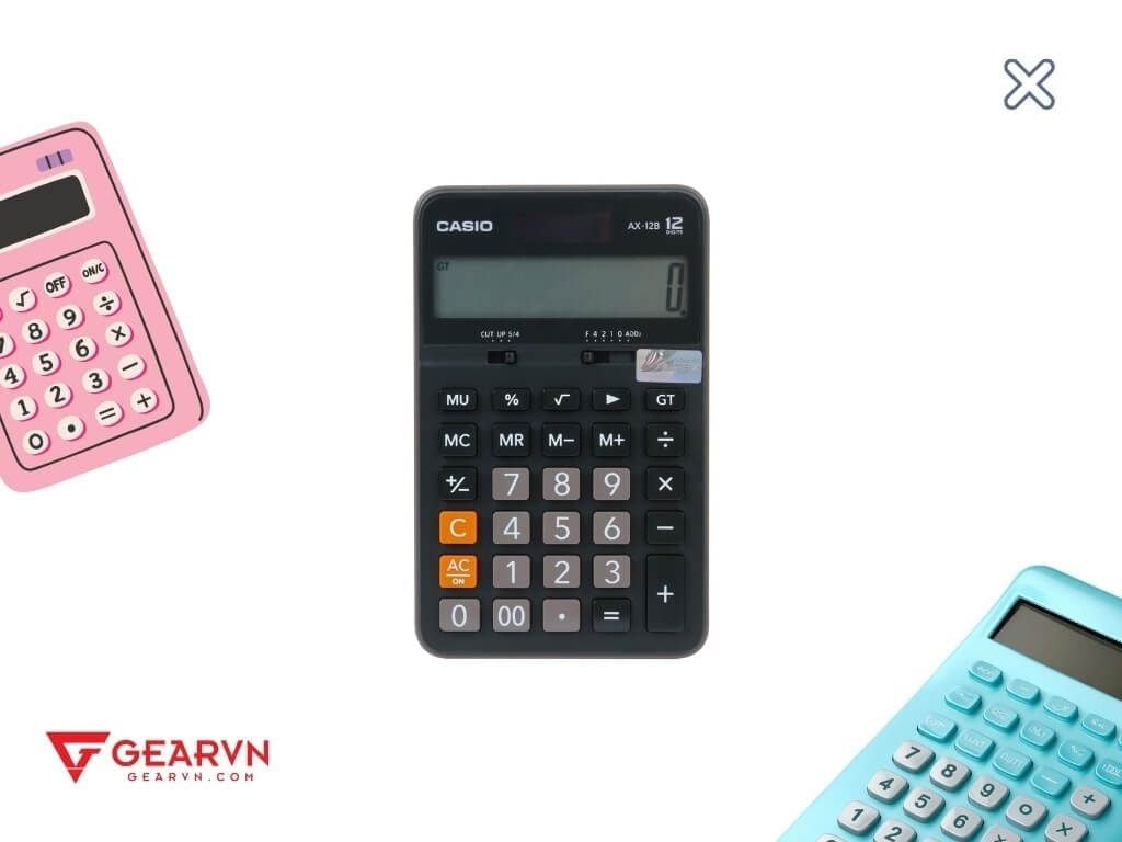 Cách tắt dòng máy tính Casio 12B  - GEARVN