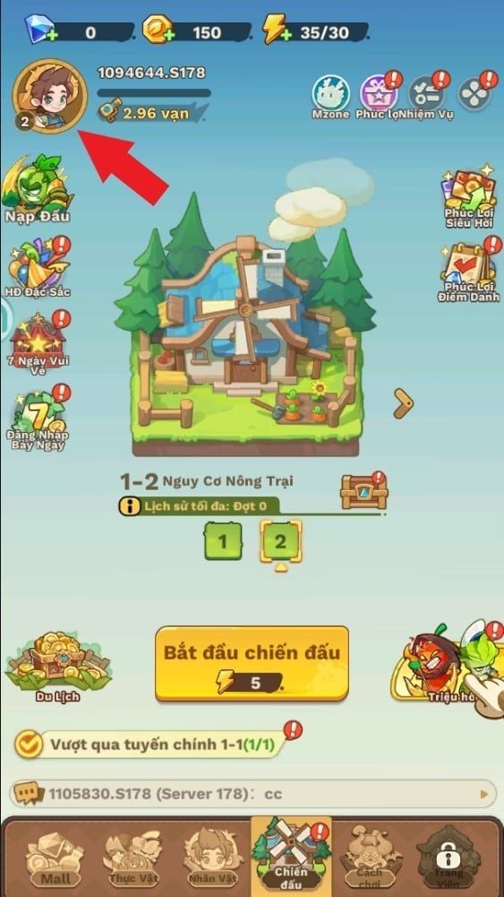 Cách nhập code Chiến Tuyến Hướng Dương - GEARVN