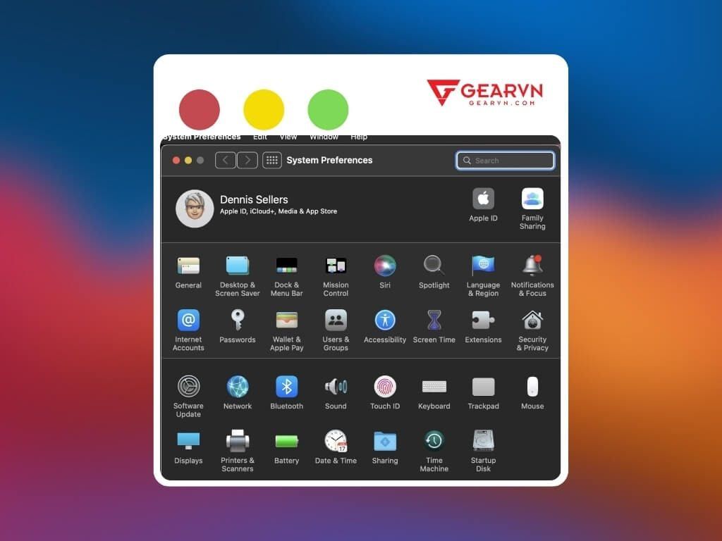 Đổi tên Macbook trên System Preferences - GEARVN