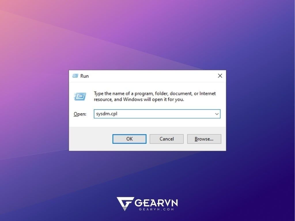 Đổi tên máy tính Windows bằng System Properties - GEARVN